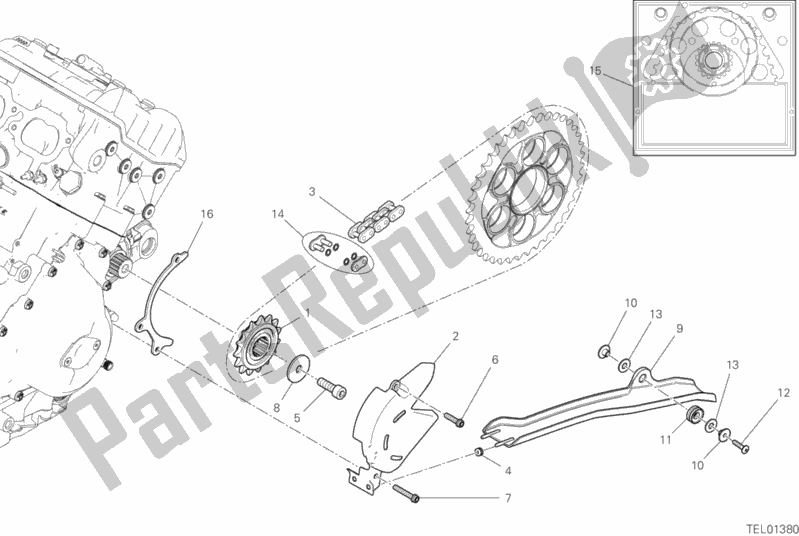 Wszystkie części do Z? Batka Przednia - ? A? Cuch Ducati Superbike Superleggera V4 998 2020